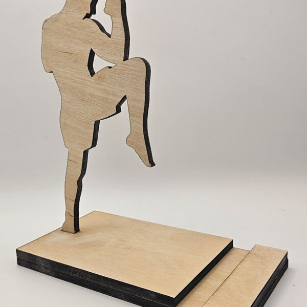 Martial Arts Phone Stand – Fighter Kick Design
